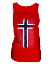 Norway Grunge Flag Ladies Vest
