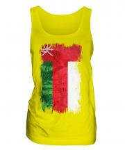 Oman Grunge Flag Ladies Vest