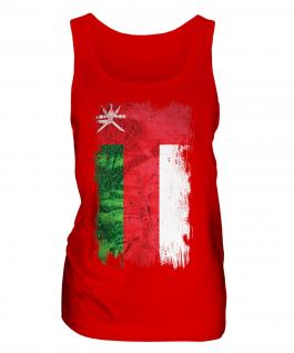Oman Grunge Flag Ladies Vest