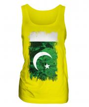 Pakistan Grunge Flag Ladies Vest