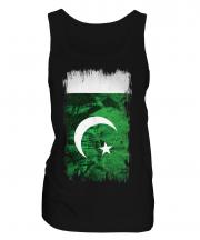 Pakistan Grunge Flag Ladies Vest