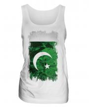 Pakistan Grunge Flag Ladies Vest