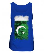 Pakistan Grunge Flag Ladies Vest