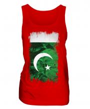 Pakistan Grunge Flag Ladies Vest