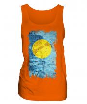 Palau Grunge Flag Ladies Vest