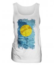 Palau Grunge Flag Ladies Vest