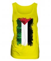Palestine Grunge Flag Ladies Vest