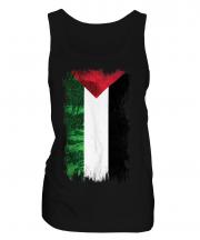 Palestine Grunge Flag Ladies Vest