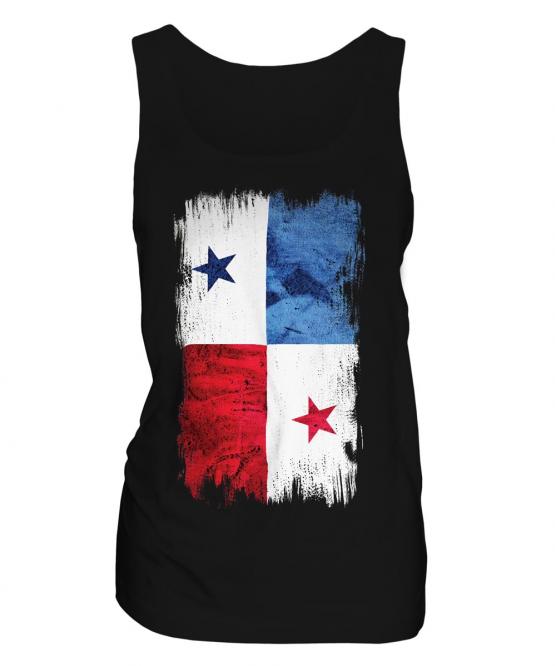 Panama Grunge Flag Ladies Vest