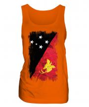 Papua New Guinea Grunge Flag Ladies Vest