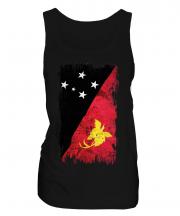 Papua New Guinea Grunge Flag Ladies Vest