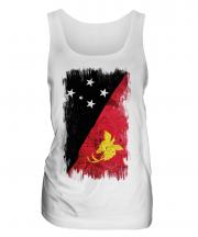 Papua New Guinea Grunge Flag Ladies Vest
