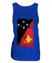Papua New Guinea Grunge Flag Ladies Vest