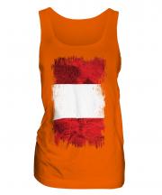 Peru Grunge Flag Ladies Vest