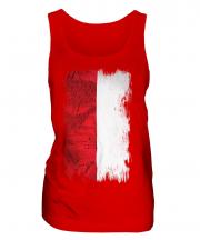 Poland Grunge Flag Ladies Vest