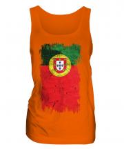 Portugal Grunge Flag Ladies Vest