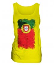 Portugal Grunge Flag Ladies Vest