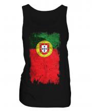 Portugal Grunge Flag Ladies Vest