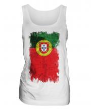 Portugal Grunge Flag Ladies Vest
