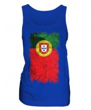 Portugal Grunge Flag Ladies Vest