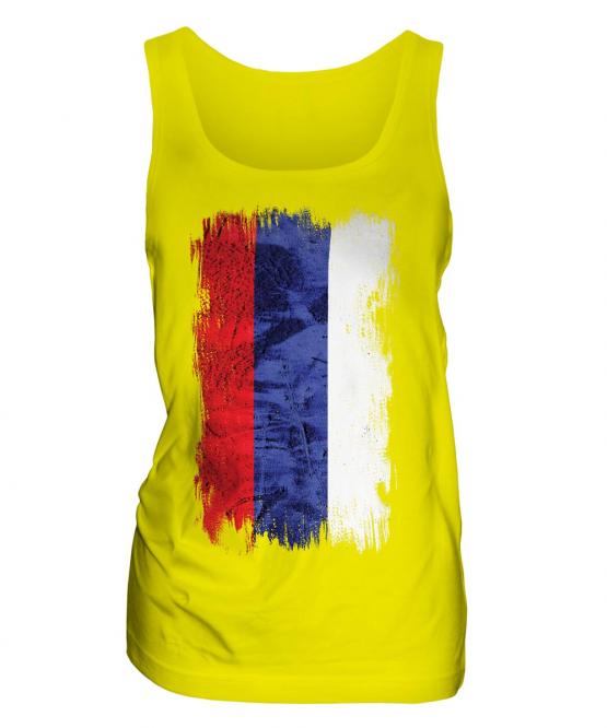 Republika Srpska Grunge Flag Ladies Vest