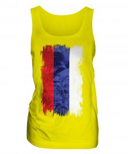 Republika Srpska Grunge Flag Ladies Vest
