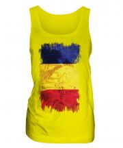 Romania Grunge Flag Ladies Vest