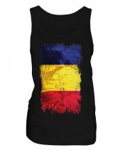 Romania Grunge Flag Ladies Vest
