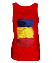 Romania Grunge Flag Ladies Vest