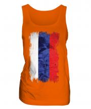 Russia Grunge Flag Ladies Vest