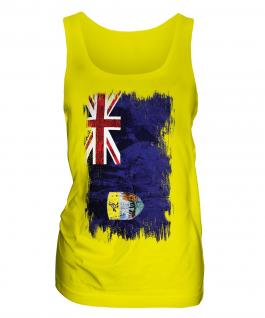 Saint Helena Grunge Flag Ladies Vest