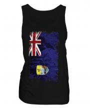 Saint Helena Grunge Flag Ladies Vest