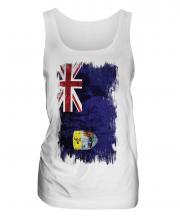 Saint Helena Grunge Flag Ladies Vest