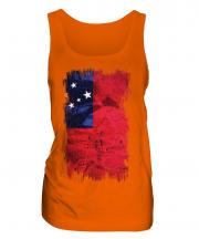 Samoa Grunge Flag Ladies Vest