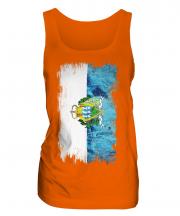 San Marino Grunge Flag Ladies Vest