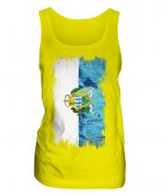 San Marino Grunge Flag Ladies Vest