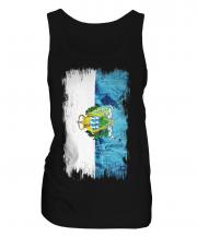 San Marino Grunge Flag Ladies Vest