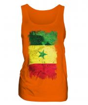 Senegal Grunge Flag Ladies Vest