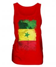 Senegal Grunge Flag Ladies Vest