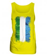 Sierra Leone Grunge Flag Ladies Vest