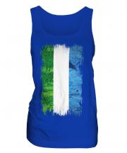 Sierra Leone Grunge Flag Ladies Vest