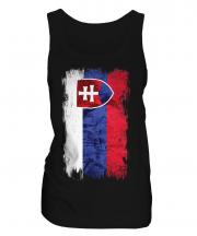 Slovakia Grunge Flag Ladies Vest