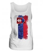 Slovakia Grunge Flag Ladies Vest
