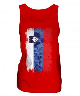 Slovenia Grunge Flag Ladies Vest