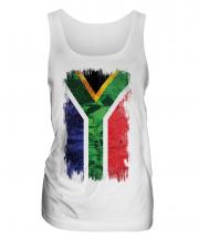 South Africa Grunge Flag Ladies Vest