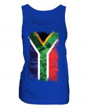 South Africa Grunge Flag Ladies Vest