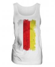 South Ossetia Grunge Flag Ladies Vest