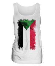 Sudan Grunge Flag Ladies Vest
