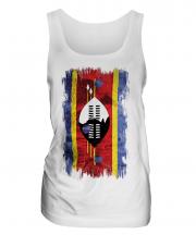 Swaziland Grunge Flag Ladies Vest