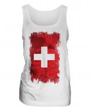 Switzerland Grunge Flag Ladies Vest